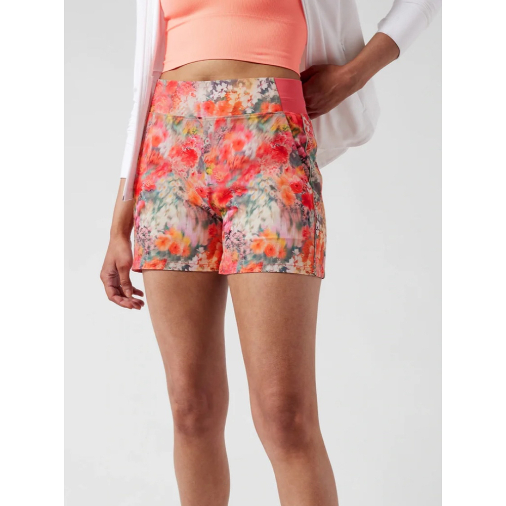 Athleta Floral High Waist Shorts - Multicolor